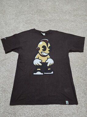 Kidrobot Brown Men’s Short Sleeve Large Logo Kidrobot T Shirt Size Medium